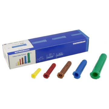 Thorsman Tp2 Red PVC Wall Plugs 100/box