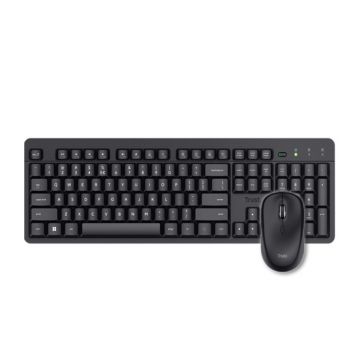 Trust Silent Wireless Keyboard & Mouse Set - Black | T25022