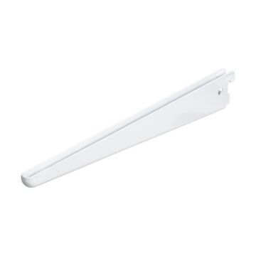 Twin Slot Bracket White 32cm (12.1/2")