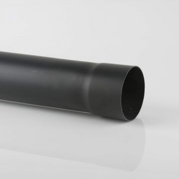 6m x 160mm Black PVC Ducting