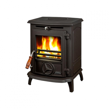 Waterford Stanley Oisin 6.4kW Eco Multi Fuel Stove - Matt Black | OISFNBECSE