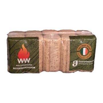 WilloWarm Wood Briquette | 6 Pks for 35