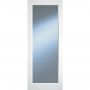 Indoors Kenmore Clear Glazed Single Panel Shaker Door - White - 78 Inch x 30 Inch (1981mm x 762mm)