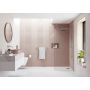 Ayo 10mm Modular Wetroom 800mm Silv