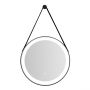 Tema Florence IP44 Black Round 60cm Mirror