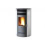 Henley Bio 80q Round Pellet Stove Bianco White Ext Air