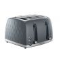Russell Hobbs Honeycomb 4 Slice Toaster - Grey | 26073