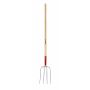Darby C/S 4 Tine Manure Fork Lh Red Ferrule