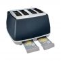 Delonghi Icona Capitals 4 Slice Toaster -London Blue | CTOC4003.BL