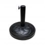 Hamble 12kg Parasol Base Metal EFfect