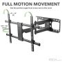 iTech Double Arm Wall Mount TV Bracket for 37" - 80" TVs | PTRB77