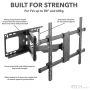 iTech Double Arm Wall Mount TV Bracket for 37" - 80" TVs | PTRB77