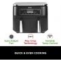 Ninja Foodie Dual Zone Air Fryer - Black | AF300UK