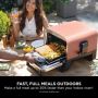 Ninja Woodfire Electric Outdoor Oven - Terracotta | OO101UK