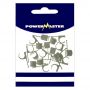 Powermaster 20 Piece 14-20mm Cable Clips - White | 1524-04
