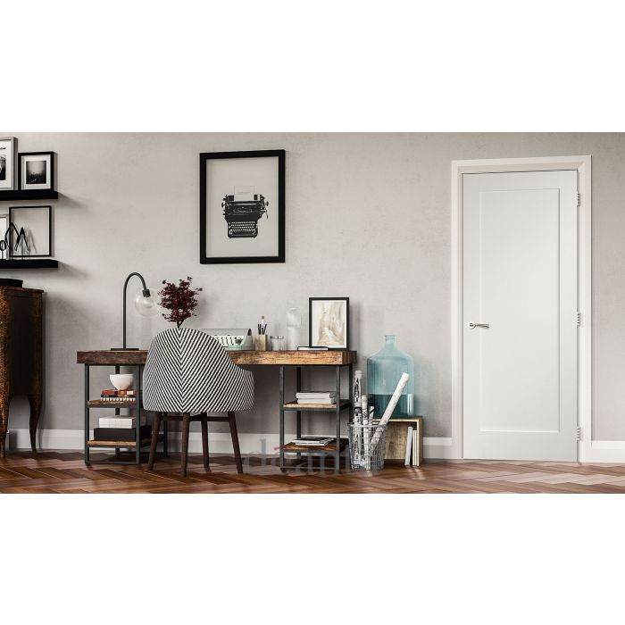 Deanta Nm5 Primed Whit Dr 6'8" x 2'8 Shaker Nm5pg