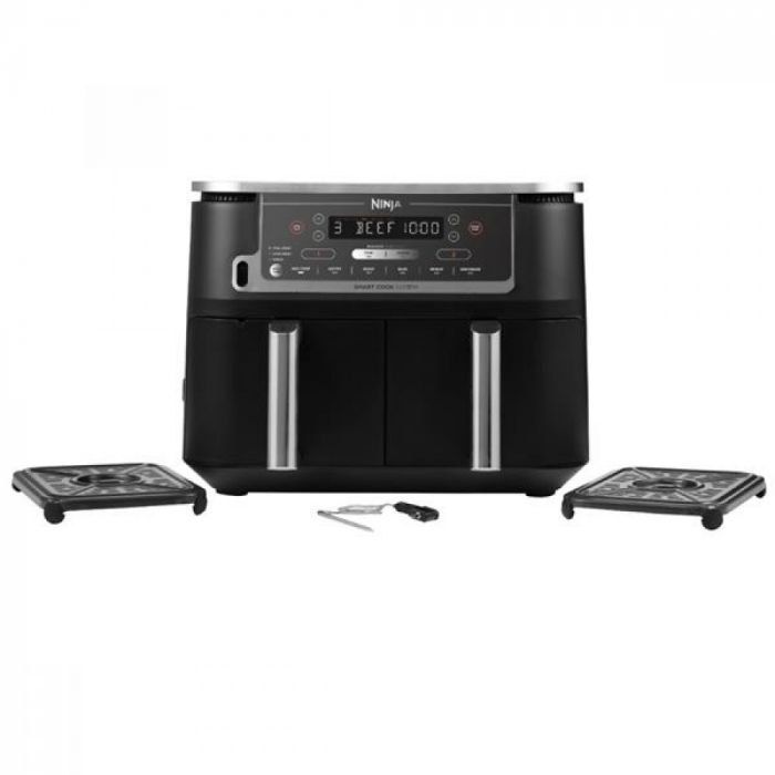 Ninja Foodi MAX Dual Zone Air Fryer With Cooking Probe - Black | AF451UK