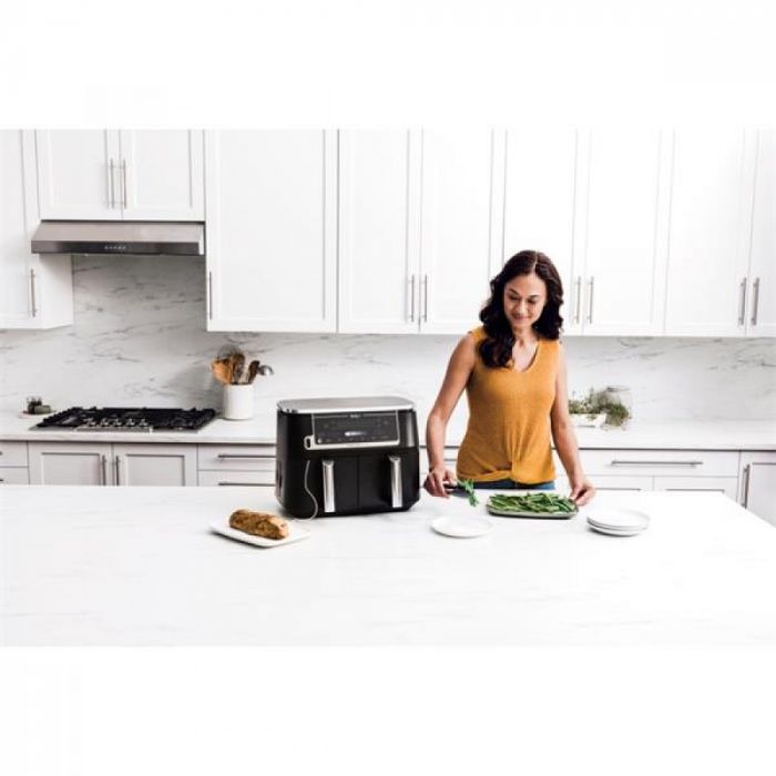 Ninja Foodi MAX Dual Zone Air Fryer With Cooking Probe - Black | AF451UK