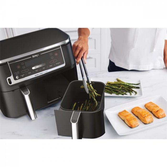 Ninja Foodi MAX Dual Zone Air Fryer With Cooking Probe - Black | AF451UK