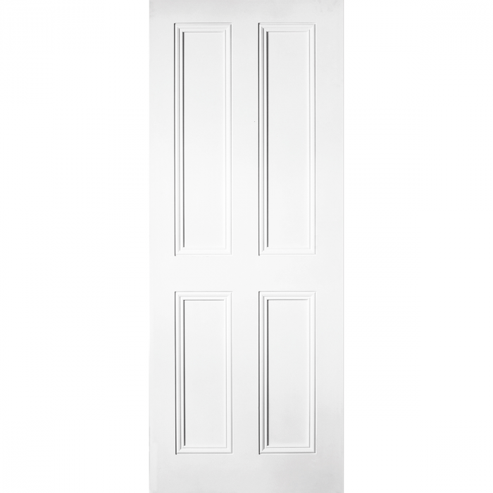 Indoors Ardmore 4 Panel White Primed Door - 80 Inch x 34 Inch (2032mm x 864mm)