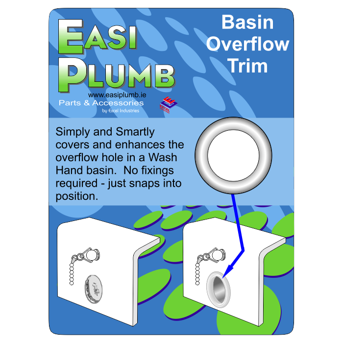 Easi Plumb Basin Overflow Trim