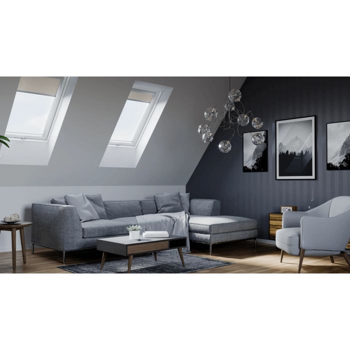 Rooflite Dvy 500 C4a (C04) 55 x 98 Window White Primed