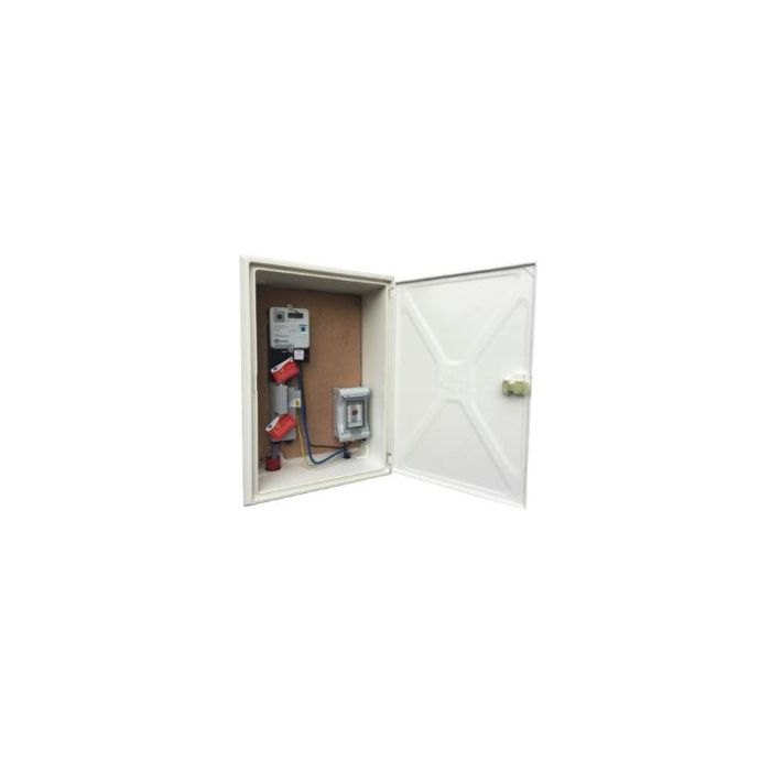 Tricel ESB Meter Box & Door PVC Complete 2 Pin
