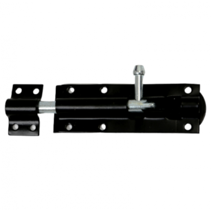 Tower Bolt Black 6" (1)