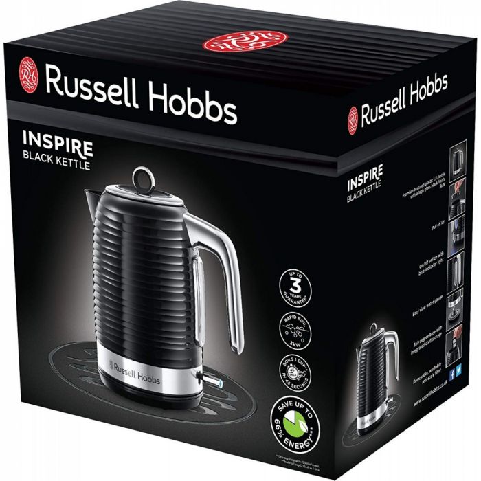 Russell Hobbs Inspire 1.7L Electric Kettle - Black | 24361