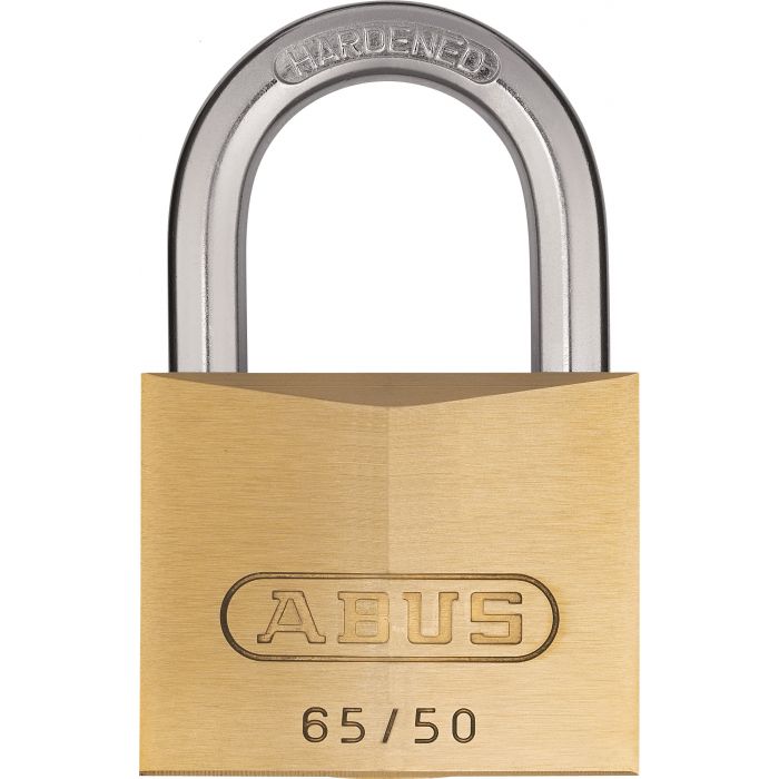 Abus 65/50 High Quality Padlock - Brass - 50mm 