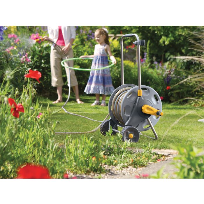 Hozelock 60m Cart & 50m Hose - Includes Fittings