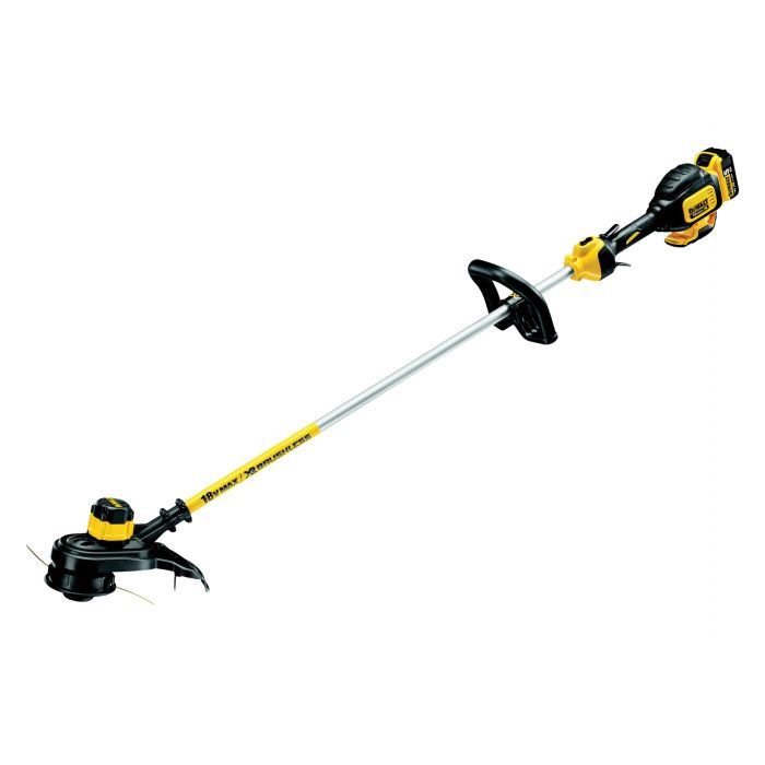 Dewalt Brushless Split Shaft String Strimmer DCM561 - 1 x 18V 5.0Ah Li-ion Battery & 1 x Fast Charger