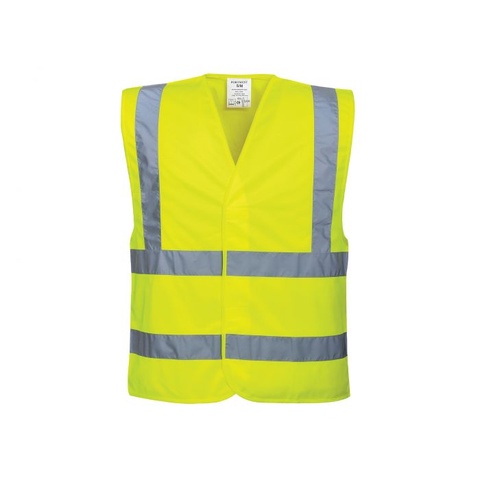 Portwest Two Band Vest C470 Yellow XXLxxxl En471