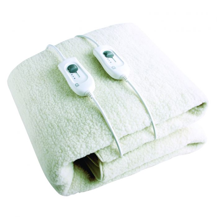 De Vielle Super King Premium Fleece Electric Under Blanket Dual Control | DEF012013