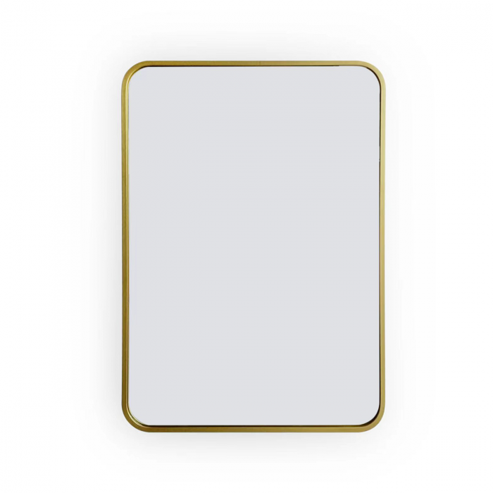 Tema Porto Framed Rectangular Mirror 70 x 50 Gold