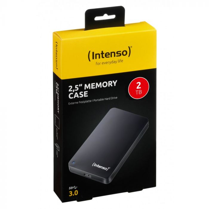Intenso 2TB USB 3.0 Portable Hard Drive - Black | 6021580