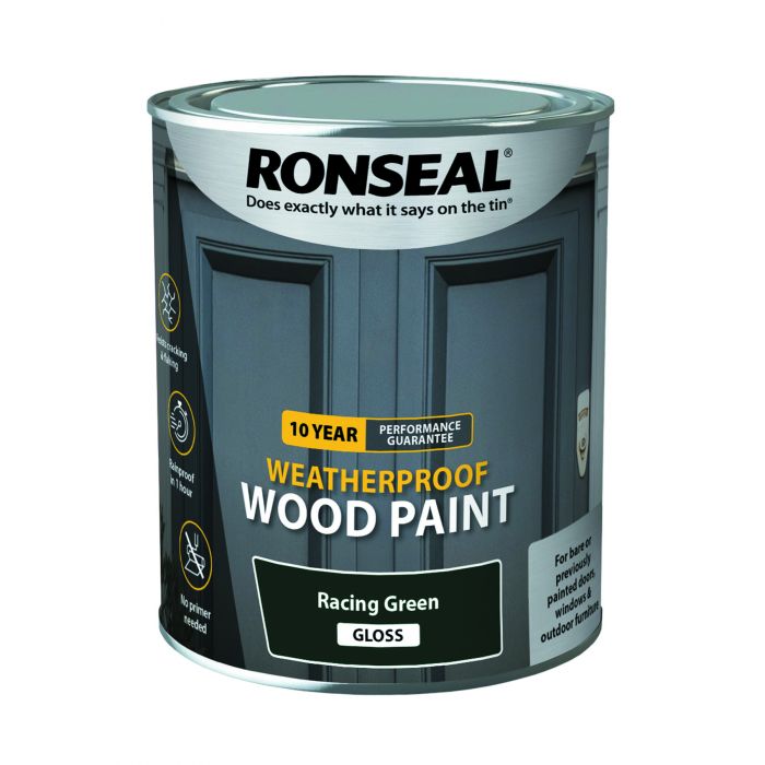 Ronseal 10yr W/Proof 750ml Racing Green Gloss