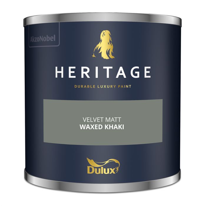 Dulux Heritage Tester Waxed Khaki 125ml