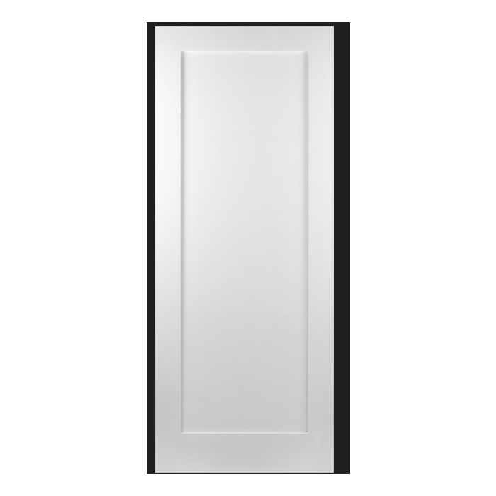Hampton White Prime Fire Door 6'8" x 2'8 1p Ei30 Seadec Door