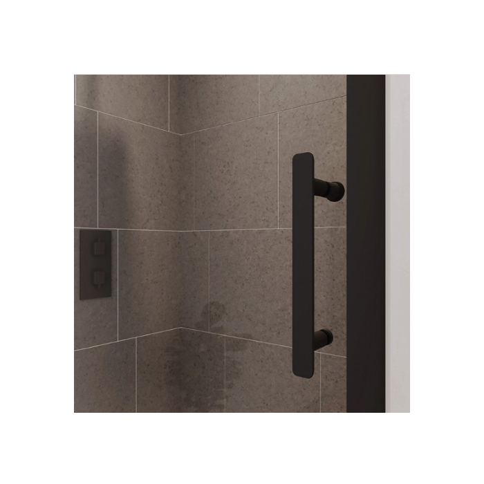 Verve Black Pivot Door 800mm