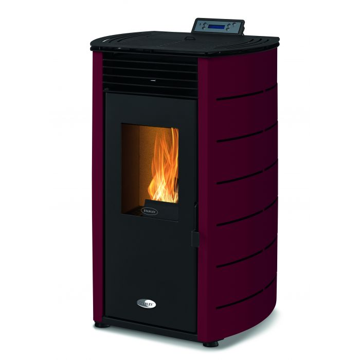 SOLIS K100 Claret Pellet Stove K100sp