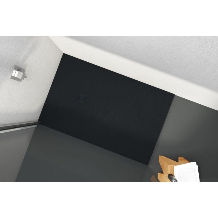 Merlyn Truestone 1400 x 800 Black Rect Tray