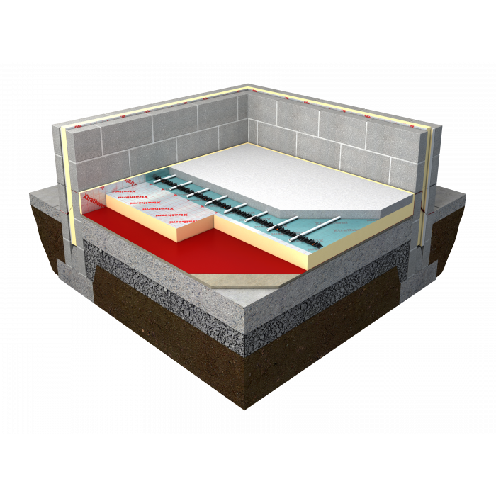 Polyiso Under Floor Insulation 1200 x 2400 x 40mm