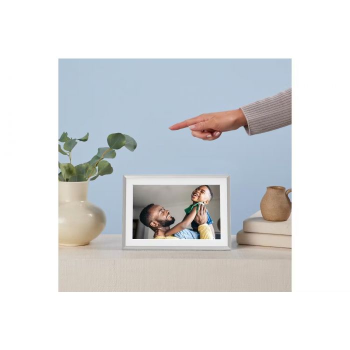 Aura Carver 10.1" Wi-Fi Connected Picture Frame - Clay & Matt White |  UKA900-MWHT