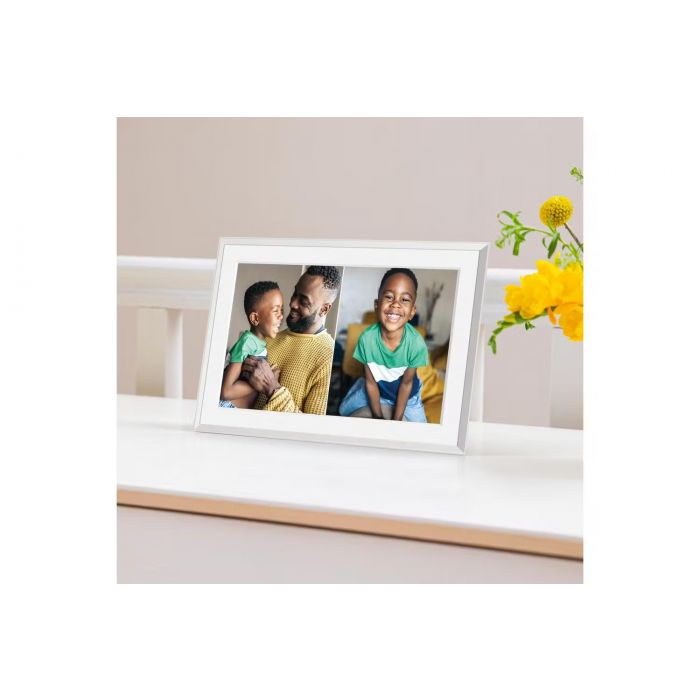 Aura Carver 10.1" Wi-Fi Connected Picture Frame - Clay & Matt White |  UKA900-MWHT
