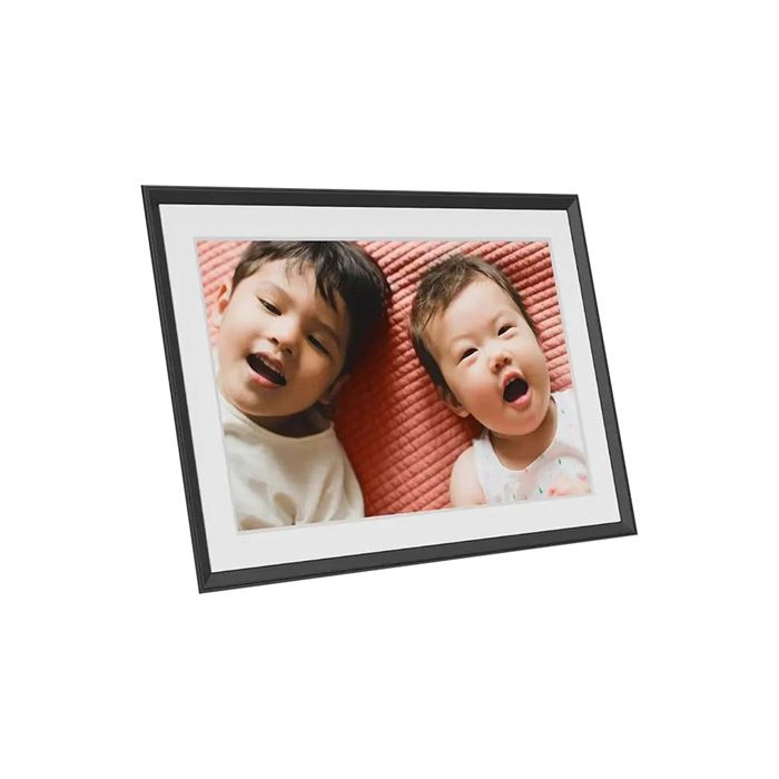 Aura Carver 10.1" Wi-Fi Connected Picture Frame - Gravel & Matt White | UKA900-MBLK