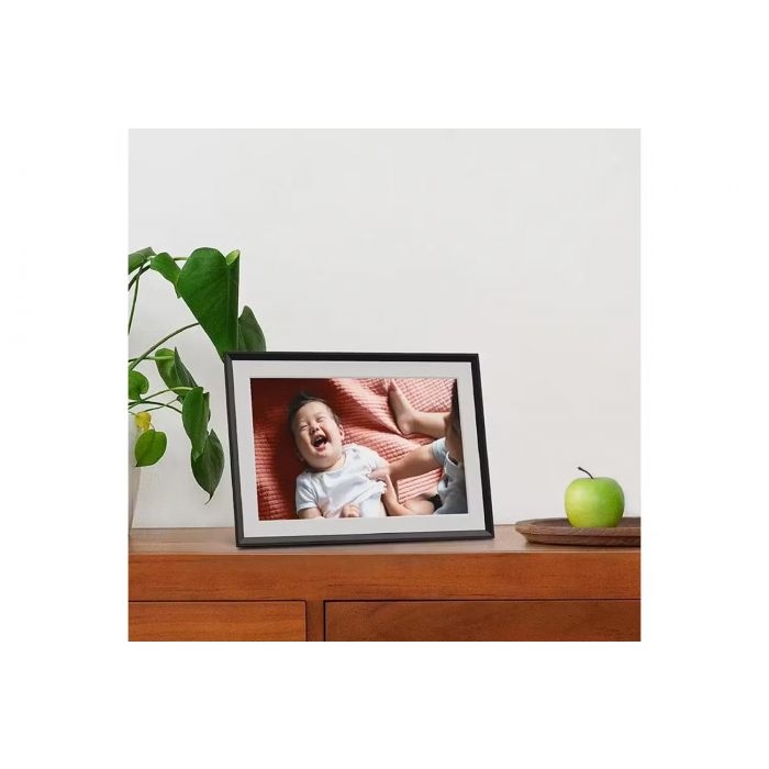 Aura Carver 10.1" Wi-Fi Connected Picture Frame - Gravel & Matt White | UKA900-MBLK