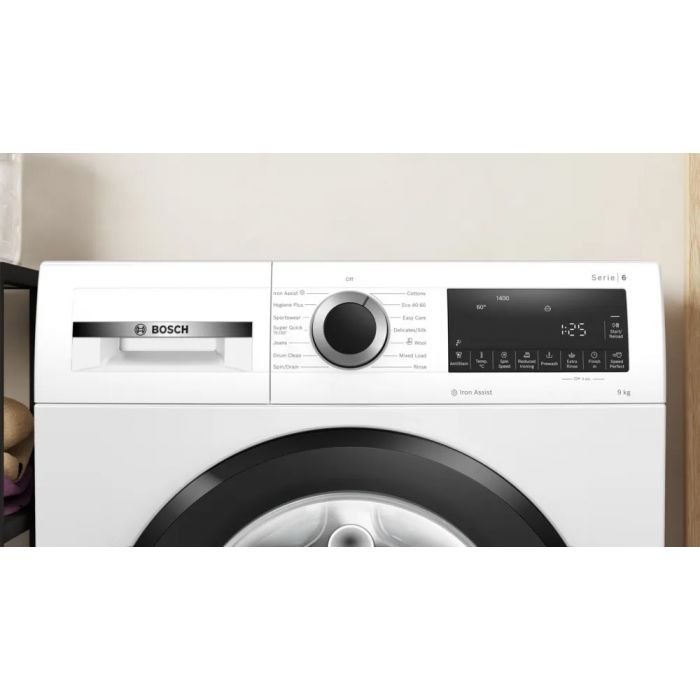Bosch Series 6 AntiStain 9kg 1400 Spin Washing Machine - White | WGG24400GB