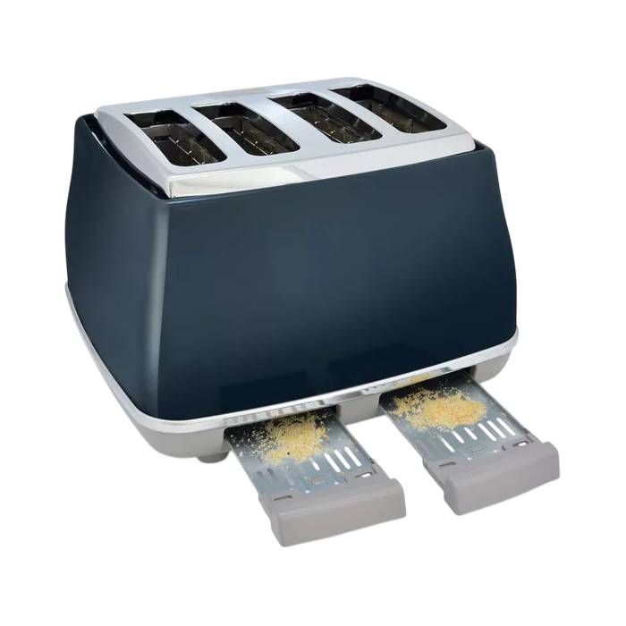 Delonghi Icona Capitals 4 Slice Toaster -London Blue | CTOC4003.BL