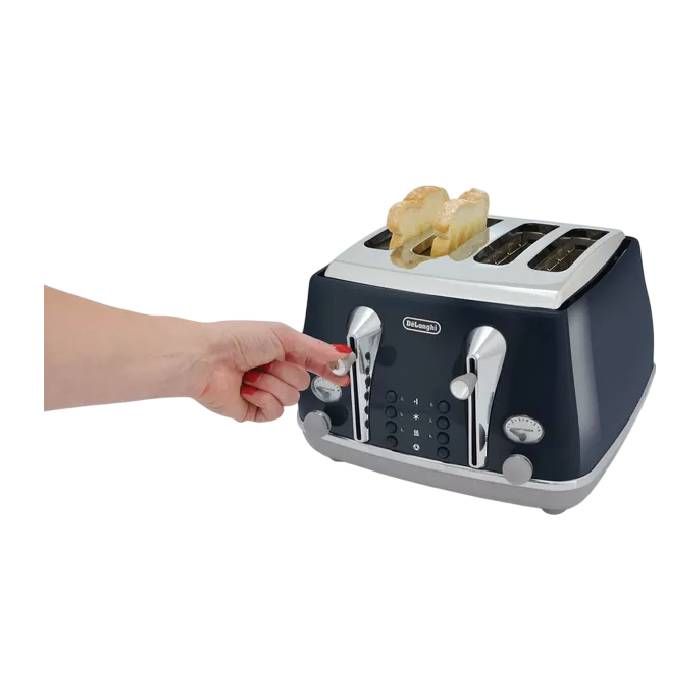 Delonghi Icona Capitals 4 Slice Toaster -London Blue | CTOC4003.BL